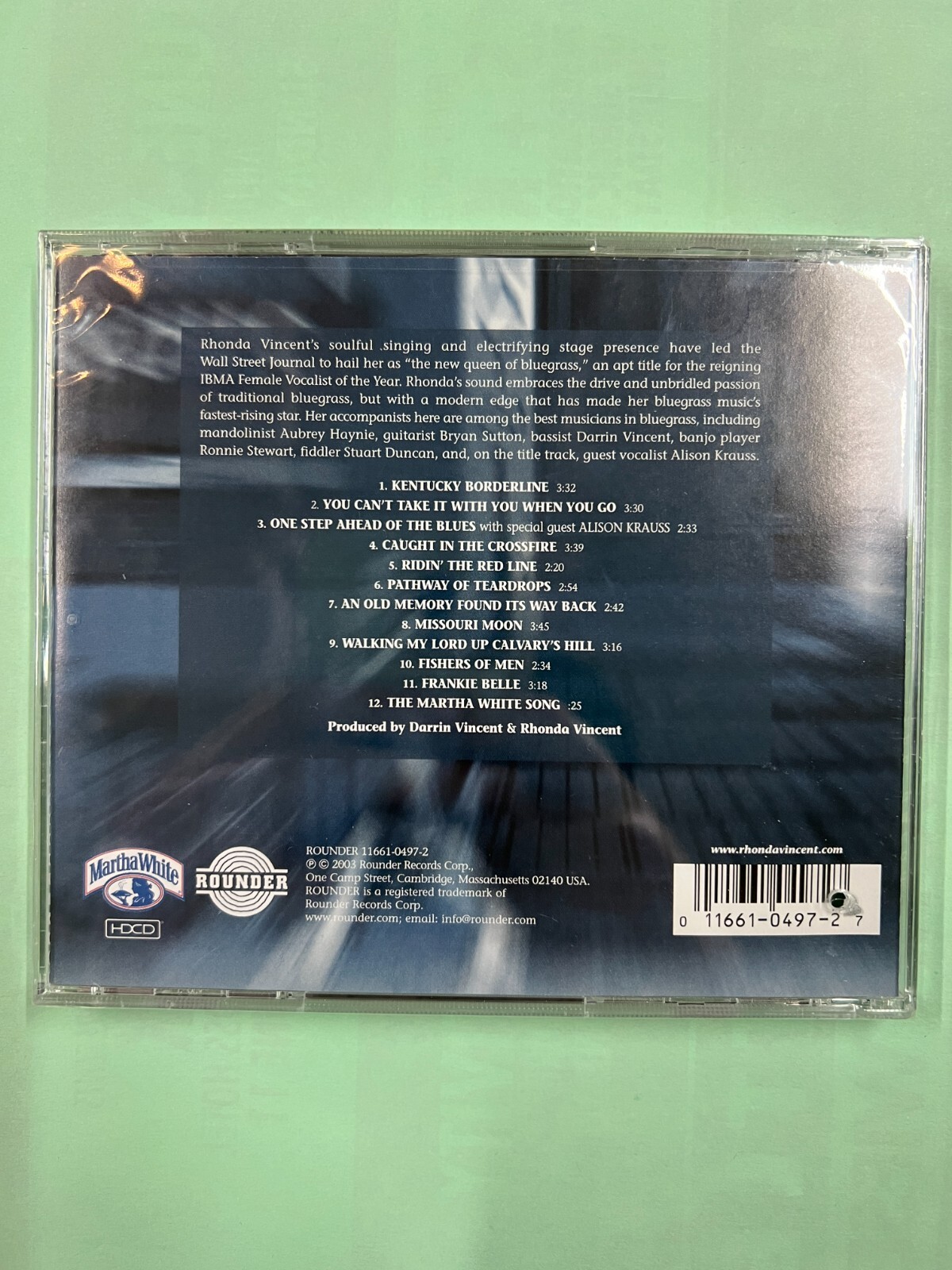 RHONDA VINCENT--One Step Ahead--HDCD, Sealed--2003 Rounder 11661049727