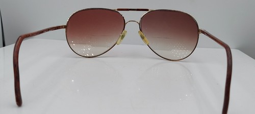 Vintage Charisma Sport 2 Brown Gold Pilot Metal Sunglasses FRAMES ONLY - Imagen 4 de 7