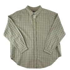 NWT Venezia Shirt Womens 14/16 Green Plaid Long Sleeve Outdoor Workwear Trucker