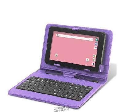 Quad Core Craig 10.1'' Android Tablet Bundle Purple