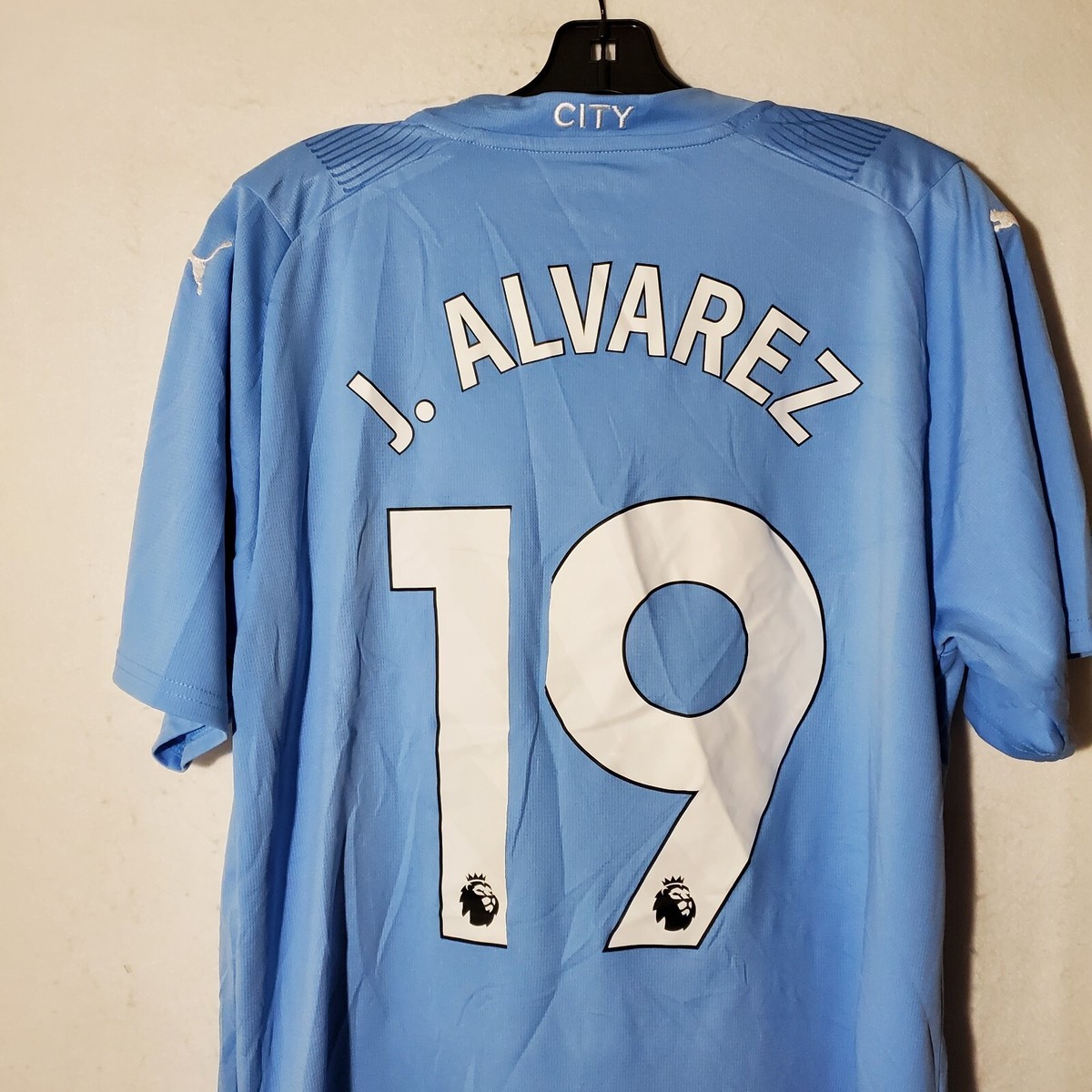 Julian Alvarez Manchester City Jersey Home Champions Blue Puma