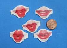 5 Flicker Vari-Vue KISSING LIPS Lenticular Blinking Card Motion KISSING  New