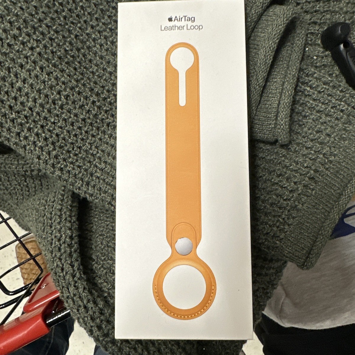 Apple AirTag Leather Loop - California Poppy New 194252749609 | eBay