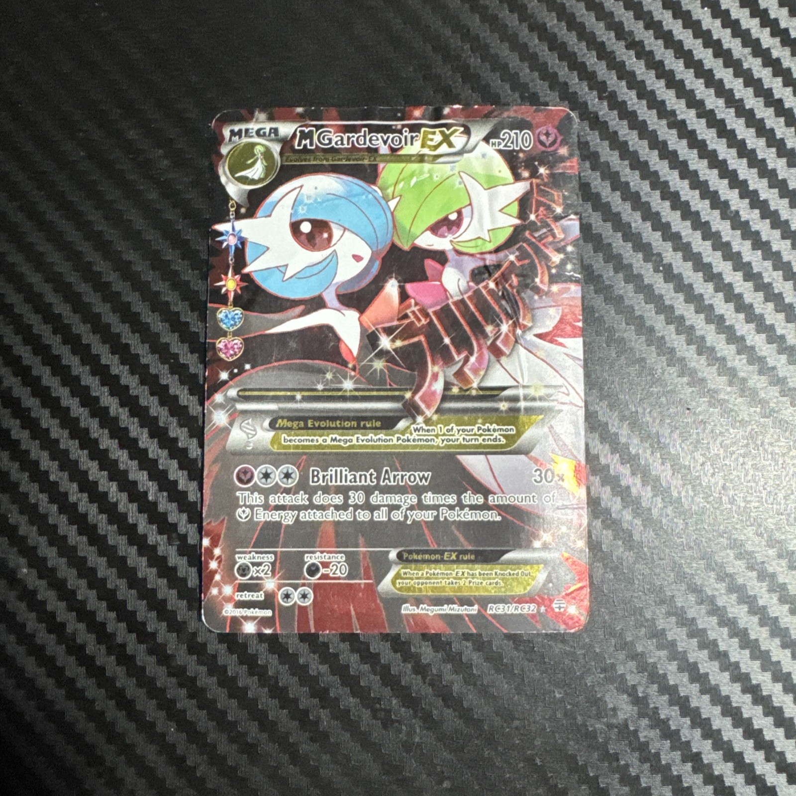 M Gardevoir EX RC31/RC32 Ultra Rare Generations Pokemon Holo Heavily Played