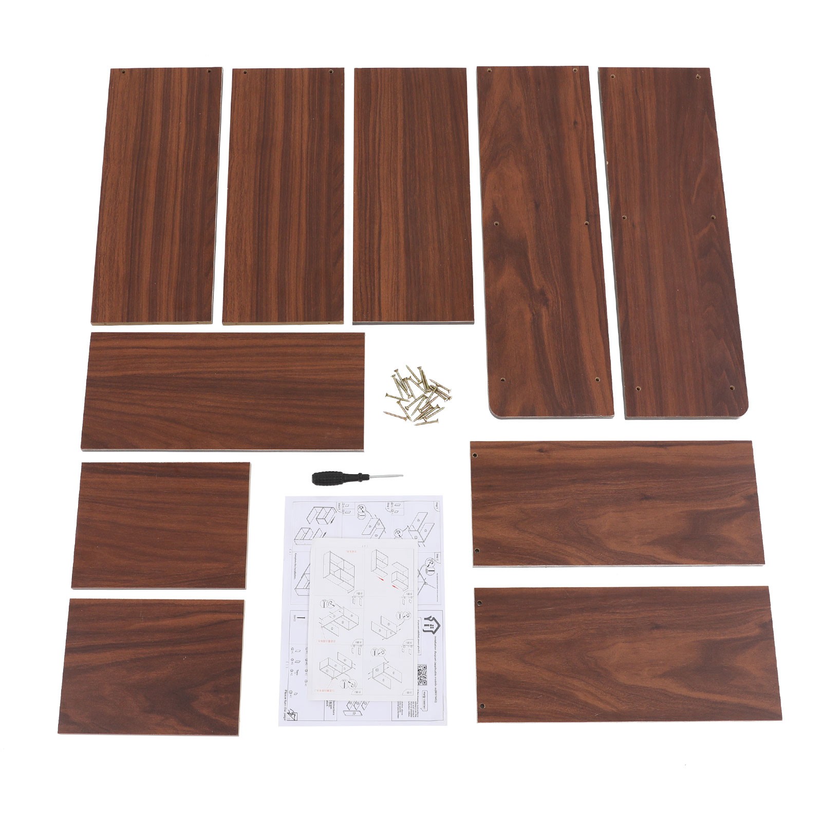 Open Storage Shelf, 3-Tier Bookcase, Retractable Storage Shelf