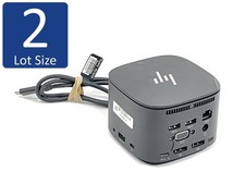 Lot of 2 HP Thunderbolt Dock 120W G2 Docking Station HSN-IX01 2UK37UT - See Desc