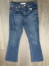 Levis 726 Flare Jeans Child Size 14/16 Blue Denim High Rise