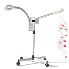Facial Steamer Professional, Facial Steamer with Magnifying Lamp for White