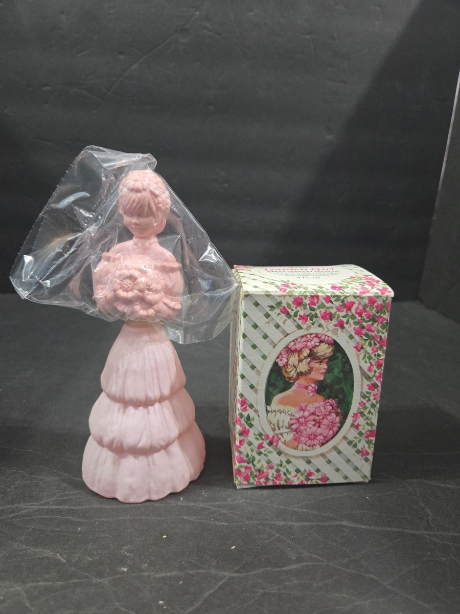 Vintage 1973 Avon Garden Girl Decanter With Sweet Honesty Cologne