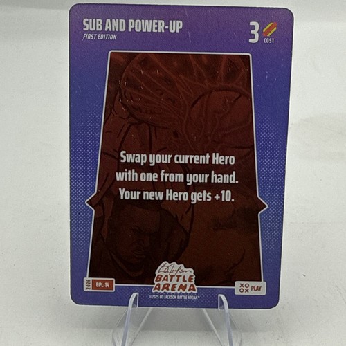2026 Bo Jackson Battle Arena Sub and Power-Up BPL-14 1st Edition Play Foil