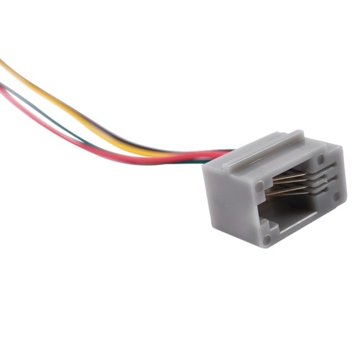 10 Pcs 616E 4P4C RJ9 Female Telephone Connector Adapter w 4 Wires 8cm N7Z93685 - Afbeelding 8 van 8
