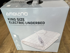 ELECTRIC UNDERBED [BLANKET] KING SIZE AMBIANO 3 TEMPERATURE LEVELS BNIB