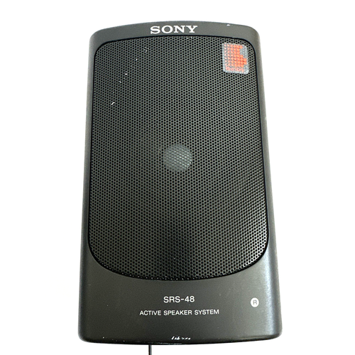 Sony SRS-48 Powered Speakers Active Stereo Desktop Battery Powered - TESTED - Picture 4 of 21