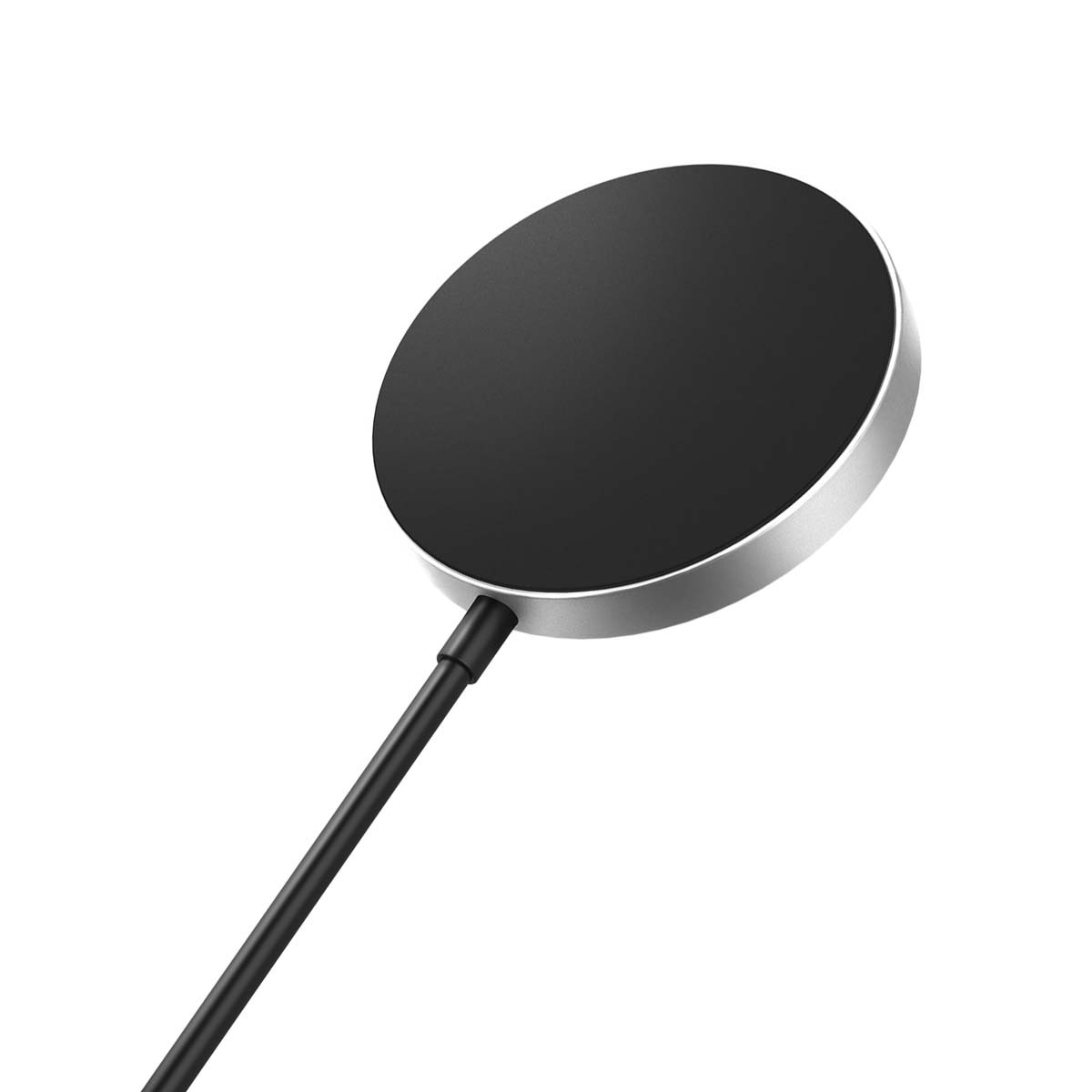 Chargeur sans fil magnétique 15W avec câble USB-C pour iPhone et Android, noir mat - 4