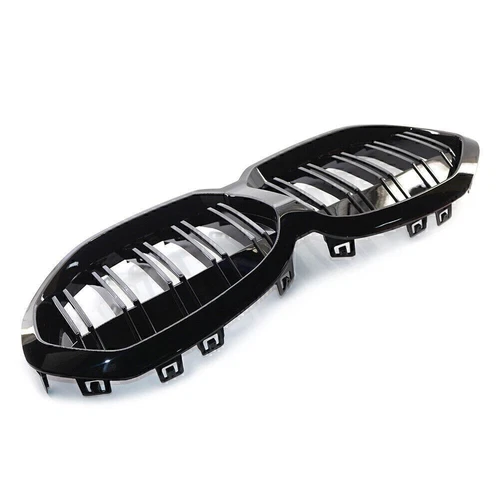 Barra de parachoques parrilla de riñón negra brillante para BMW Serie 1 F40 2019-21 estilo M4 - Imagen 6 de 10