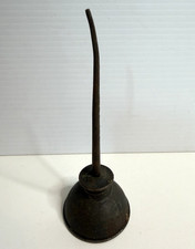 Vintage Eagle Thumb Pump Oil Can Oiler Rounded Base Made in USA