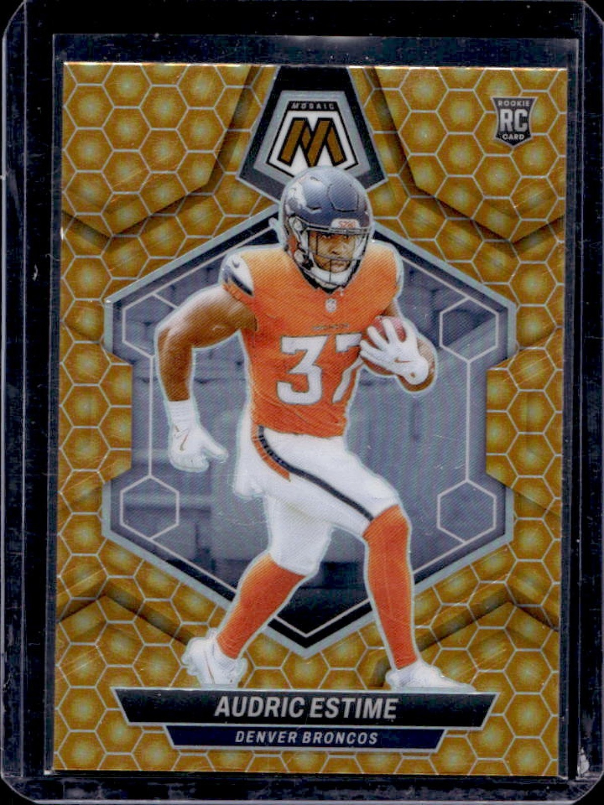 2024 Mosaic Audric Estime RC Honeycomb Prizm Rookie #392 Broncos