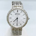 Bentley BM-0925VC Silver Collection Used Watch Quartz 925 Marking Japan