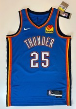 2025-26 Ajay Mitchell OKC Jersey, Small, New w/tags, Nike Oklahoma City Thunder