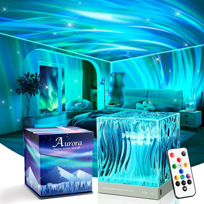 Northern Lights Projector Aurora Light Projector, 18-Color Sunset Lamp Cool Stuf