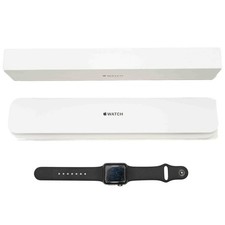 Apple Watch Series 3 38mm Space Gray Aluminum Black Sport GPS
