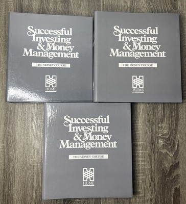HUME Successful Investing & Money Management THE MONEY COURSE Complete 3 Vol Set