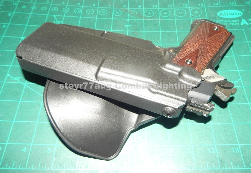 Safariland 7378-53-411 RH Belt Paddle Thumb Break Holster Colt 5" 1911 & Similar - Image 4 of 4
