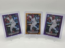 2026 Bowman Baseball Daniel Ortiz BCP-22 Purple, Gold Geometric Refractors