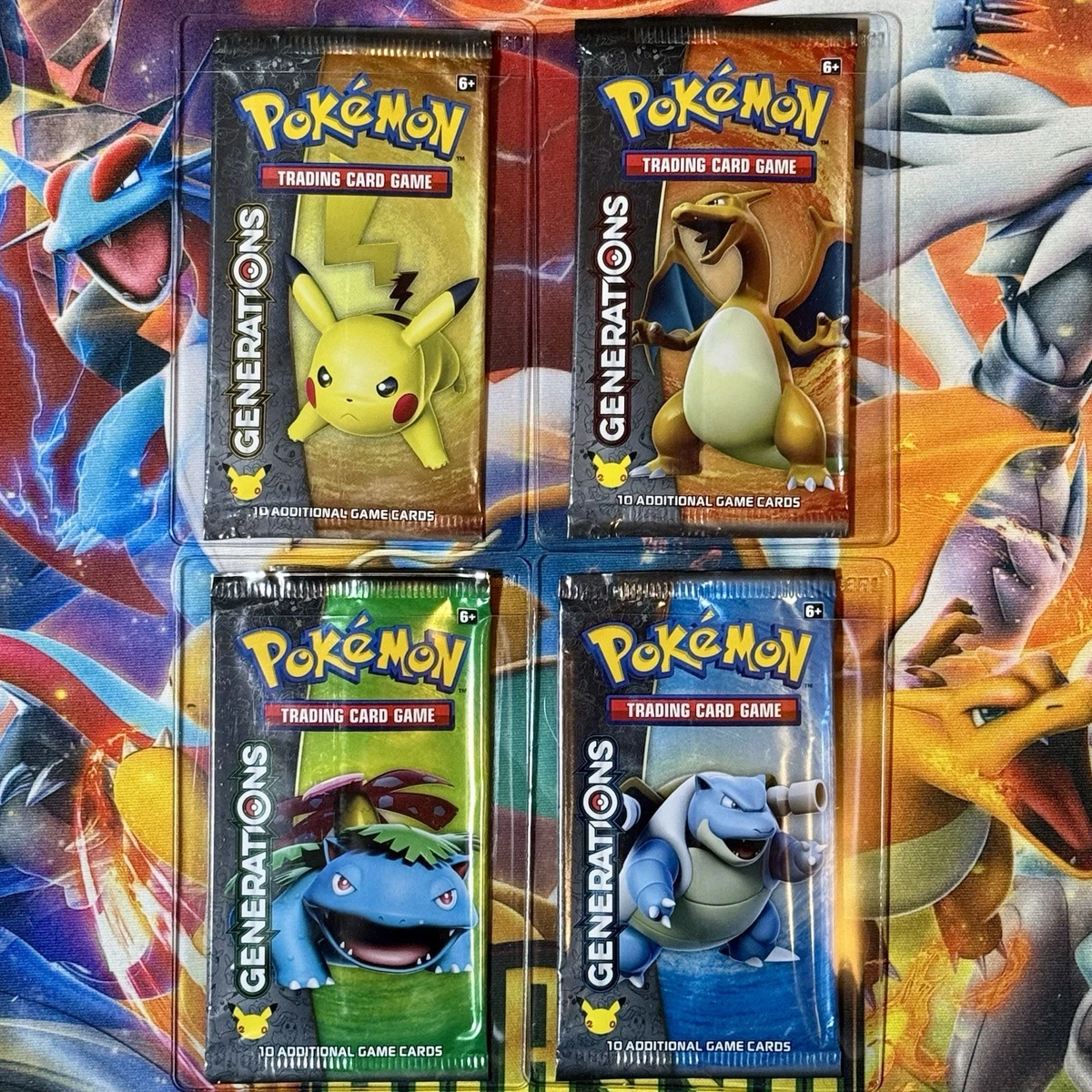 Pokémon TCG Generations Sealed Collectible Card Game Packs for