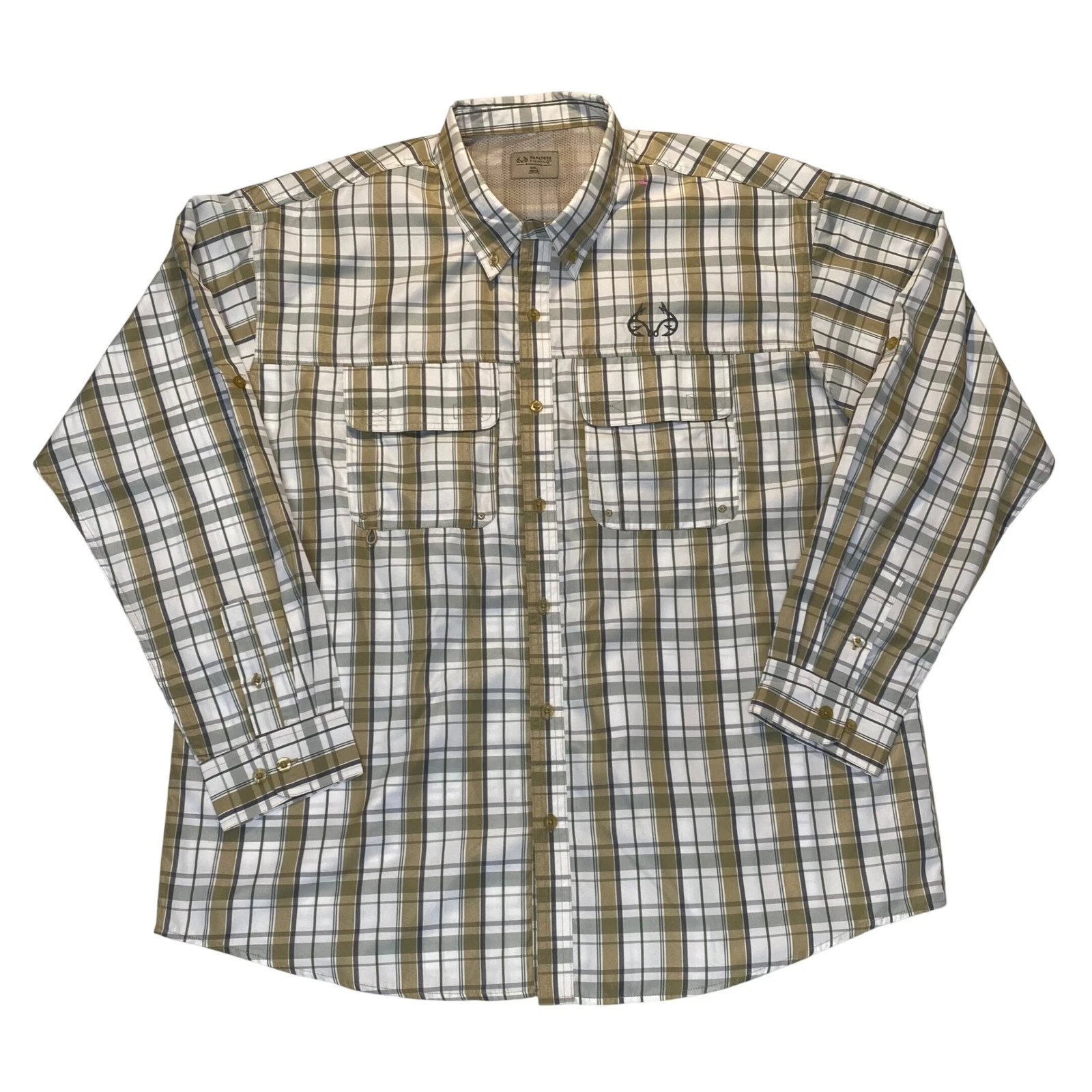 Realtree Fishing Pro Series Plaid Vented Shirt XXL Long Sleeve Outdoor Button Up
Opens in a new wind