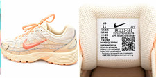 Nike Herren Sneaker Low Top beige/rosa EU 43 US 11 gepolstert IR1215-101