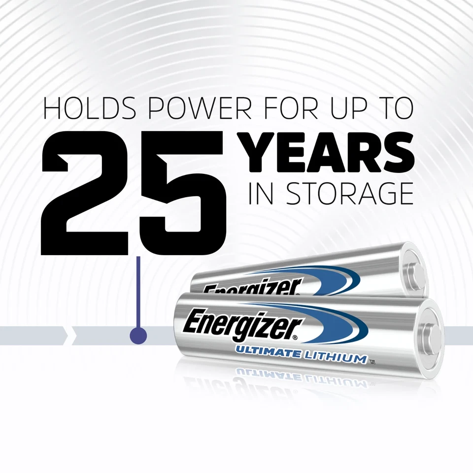 Energizer Ultimate Lithium AA Batteries (24 Pack), Double A Batteries - Image 3 of 4