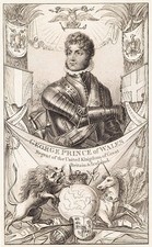 King George IV eldest son of George III became prince regent in 18- Old Photo