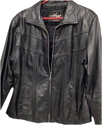 Leather Jacket, Men s Size Large, Maxima, Wilson s , Coat, Motorcycle,