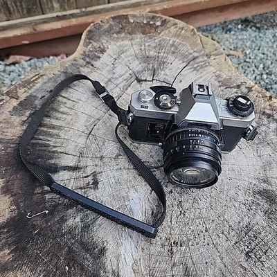 Fuji Fujica AX-1 Film camera X-Fujinon 50mm F 50mm Dm Lens / JPN