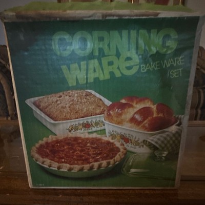 Unopened CorningWare Spice O' Life 4 Piece Bakeware Set, Ceramic With LidP-260-8