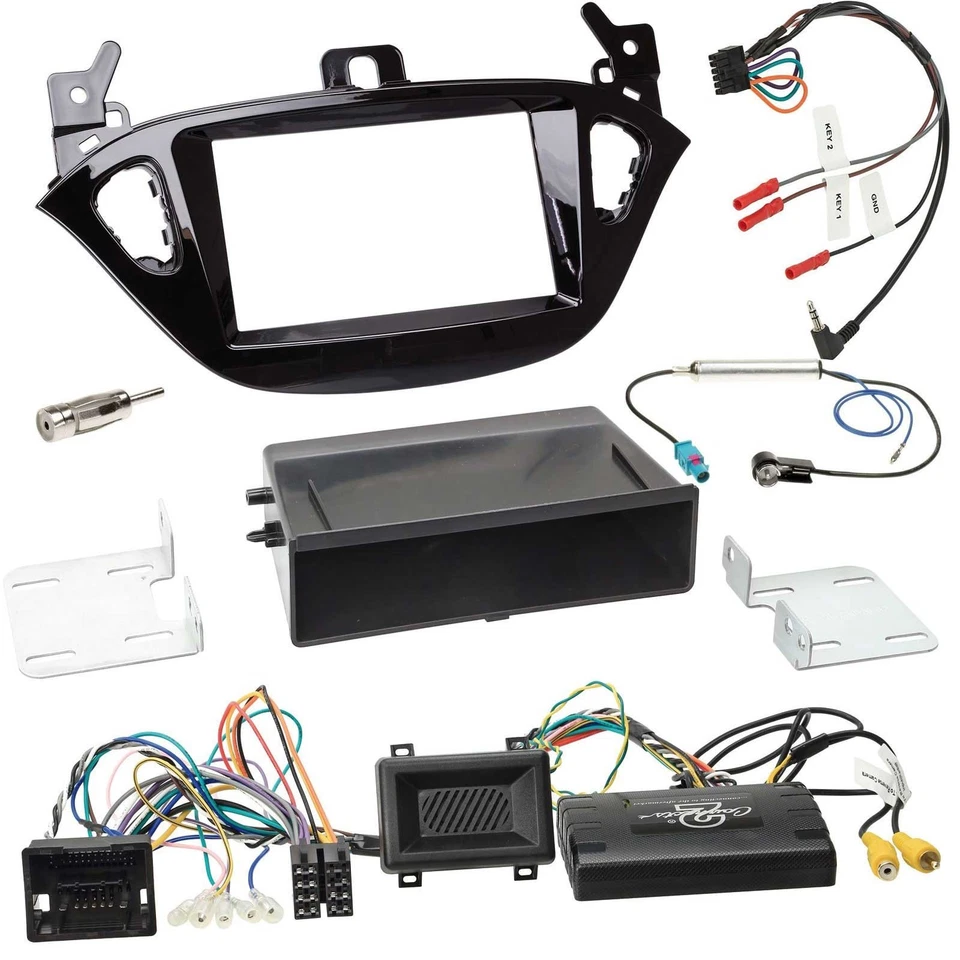 JVC Bluetooth USB DAB Lenkrad Autoradio für Opel Adam Corsa E ab 2013 PDC - Bild 3 von 4