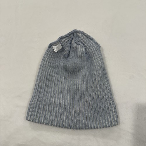 Teddy Fresh Beanie taglia unica ricamato blu righe bianche - Foto 7 di 9