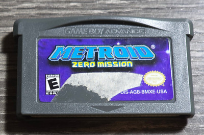Metroid Zero Mission (Nintendo Game Boy Advance 2004) GBA Authentic TESTED Saves