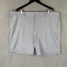 Peter Millar Shorts Men's 44 Light Blue EB88 Chino Performance Golf Wicking Tech