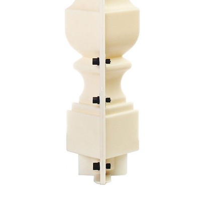 Gdrasuya10 Cement Roman Balustrades Molds 27.6'' Concrete Roman Molds Plastic Cas