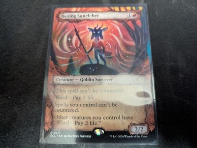 MTG Magic the Gathering Hexing Squelcher Showcase ECL!