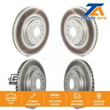 Front Rear Coated Disc Brake Rotors Kit For Cadillac XT5 Buick Enclave XT6