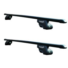 Steel Locking Roof Rack Cross Bars fits Volkswagen Caddy Mk4 MPV & Van