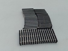Black Name Badge Magnets Magnetic Name Tag Holders ID Fastener Clip With Thr