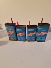 Ancienne Burette d'huile DISSOPLAST .lot De 4 Burettes Vide