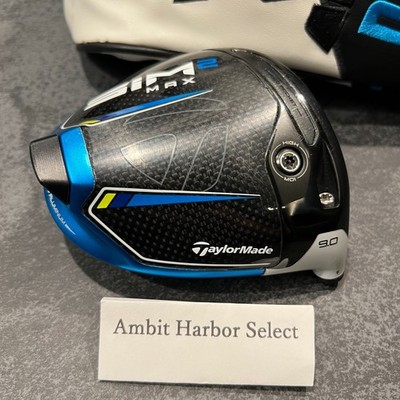 TaylorMade SIM2 Max 9.0 degree Driver Head only Right Handed w/Head Cover