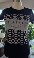 Twenty One Pilots T-shirt Black Girls Juniors Women's Size Small