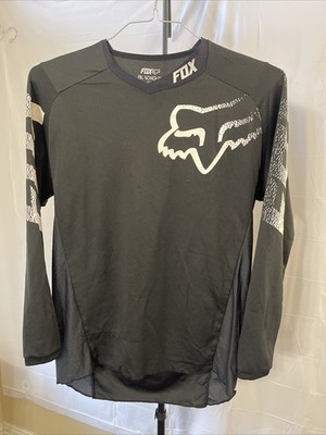 FOX Racing Blackout Long Sleeve Motocross Jersey ATV Dirt Bike Mens Size Medium