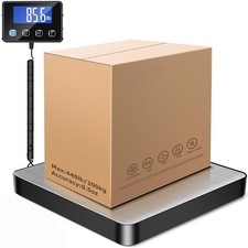 Paketwaage Digital 200kg Tragkraft mit abnehm...